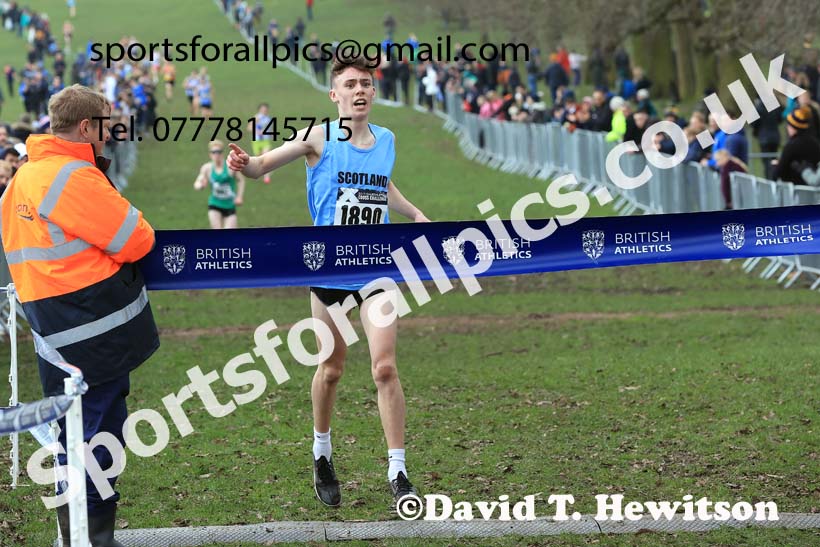 Mens Under-17s, 2024 CAU Inter Counties Cross Country Champs., Wollaton Park, Nottingham. Photo: David T. Hewitson/Sports for All Pics